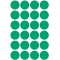 Avery Zweckform 3006 reperes (etiquettes, Ø 18 mm) 96 pieces Vert