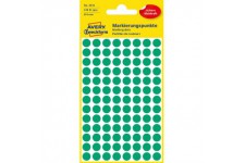 Avery Colour coding Dots, Green - Self-Adhesive labels (Green, Green, Circle, 8 mm, 416 PC (s), 104 pC (s), 4 Sheets)