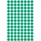 Avery Colour coding Dots, Green - Self-Adhesive labels (Green, Green, Circle, 8 mm, 416 PC (s), 104 pC (s), 4 Sheets)