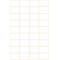 Avery Zweckform 3042 Mini etiquettes d'organisation (216 pieces, 18 x 12 mm) 6 feuilles Blanc