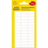 Avery 3073 Blanc 234piece(s) etiquette auto-collante - etiquettes auto-collantes (Blanc, Papier, 20 mm, 8 mm, 234 pi