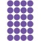 AVERY Zweckform 3118 pastilles adhesives violettes (Ø 18 mm, 96 pastilles adhesives sur 4 feuilles, autocollants ronds pour cale