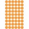 Avery Zweckform 3147 reperes 5 Blatt, 270 Etiketten orange vif