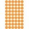 Avery Zweckform 3147 reperes 5 Blatt, 270 Etiketten orange vif