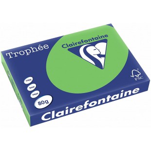 Clairefontaine Trophee Ramette de 500 feuilles papier couleur 80 g A3 Vert menthe