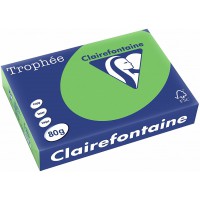 TROPHeE Ramette 500 Feuilles Papier 80g A4 210x297 mm Certifie FSC vert menthe