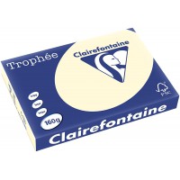 CLAIREFONTAINE 39507 Papier Trophee Multifonctions A3 160g/m2 Ivoire Lot de 250 Assorties