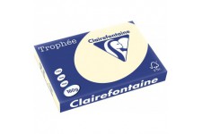 CLAIREFONTAINE 39507 Papier Trophee Multifonctions A3 160g/m2 Ivoire Lot de 250 Assorties