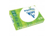 Equality Ramette 500 Feuilles Papier 80g A4 210x297 mm Certifie PEFC 50% Recycle Blanc