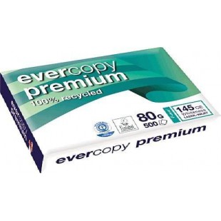 Clairefontaine - Evercopy Premium CIE 150 - Ramette de 500 feuilles A4 - 80g - papier recycle blanc