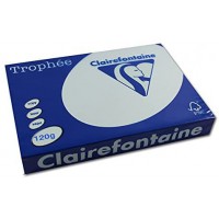PAPIERS CLAIREFONTAINE Ramette 250 Feuilles Papier 120g A4 210x297 mm Certifie FSC Bleu