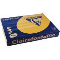 Clairefontaine Trophee Ramette de 500 feuilles papier couleur 80 g A3 Bouton d'or