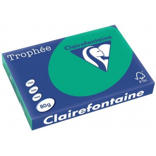 Clairefontaine Trophee A3 A3 (297a—420 mm) Vert papier jet d'encre - Papiers jet d'encre (A3 (297x420 mm), Photocopie