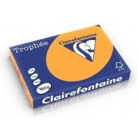 Ramette de 250 feuilles de papier Trophee clementine, A3, 160 g/m²