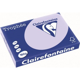 Clairefontaine Trophee A3 A3 (297 x 420 mm) Lilas - Papier (A3 (297 x 420 mm), pour copies, Lilas, 160 g/m2, FSC)