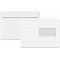 Enveloppe a  fenetre Clairalfa 110x220/DL, 80 g/m², coloris blanc - boite de 500