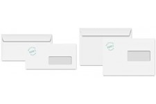 Enveloppe a  fenetre Smartprint 110x220/DL, 80 g/m², coloris blanc - boite de 500