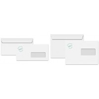 Enveloppe a  fenetre Smartprint 162x229/C5, 80 g/m², coloris blanc - boite de 500