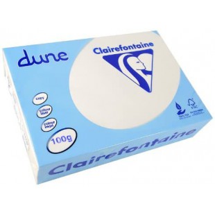 CLAIREFONTAINE Ramette 500 Feuilles Dune 100g A4 210x297 mm Certifie FSC/TCF Blanc