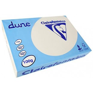 CLAIREFONTAINE Lot de 4 Ramettes 500 Feuilles Dune 100g A3 420x297 mm Certifie FSC / TCF Blanc