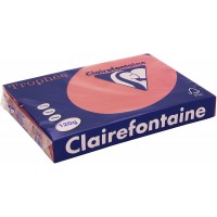 Clairefontaine Trophee 1218C Lot de 250 feuilles de papier Rouge cerise Format A4 120 g