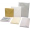 Clairefontaine 75085C - Paquet de 25 Marque-Places - Format 8,5x8cm - 210g/m² - Coloris Blanc Irise - Invitation Evenements et C