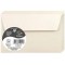 Clairefontaine 50041C - Paquet de 20 Enveloppes Auto-Adhesives - Format 9x14cm - 120g/m² - Coloris Ivoire Irise - Invitation Eve