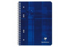 Cahier Metric Studium A5+, 160p./80 feuilles perforees 90 g/m² reliure integrale, quadrille 5x5