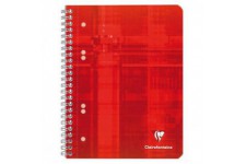 Cahier Metric Studium A5+, 160p./80 feuilles perforees 90 g/m² reliure integrale, ligne 8mm