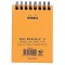 Notepad Classic orange 75x105 / A7, 160p./80 feuilles microperforees 80 g/m² reliure integrale, quadrille 5x5