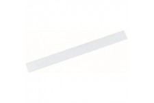 Bande metallique standard, pour aimants, autoadhesive, insensible aux rayures, 50 x 5 cm, blanche