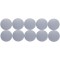 aimants Ronds en Plastique incassable Gris 600 g 24 x 8 mm 6162484
