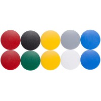 61624-99 Aimants Solid, adherence : 0,6 kg, couleurs
