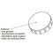 61624-99 Aimants Solid, adherence : 0,6 kg, couleurs