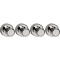 Aimant neodyme forme quille resistance 7,0 kg dimensions: 15 x 20 mm pce/UV 4pcs 6168796 argent clair