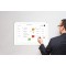 Exacompta - Ref. 56150E - 1 tableau blanc magnetique planning annuel - textes en francais - effacable a  sec - livre avec tous l
