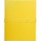 EXACOMPTA Chemises dos extensible balacron sangle Scratch Rabat en pied de page 24 x 32 Jaune
