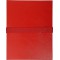 EXACOMPTA Chemises dos extensible balacron sangle scratch Rabat en pied 24 x 32 Rouge