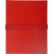 EXACOMPTA Chemises dos extensible balacron sangle scratch Rabat en pied 24 x 32 Rouge