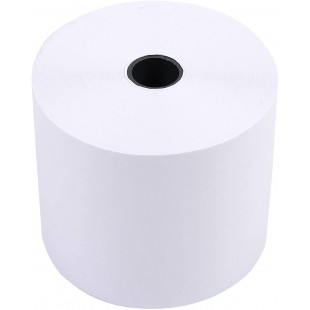 Lot de 10 : Bobines pour machines a calculer et caisses - 1 pli extra-blanc 60g/m - 57mm x 70mm x 12mm (44m)