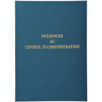 Exacompta 71E Registre 29,7x21cm - Presence Conseils d'Administration 100 pages