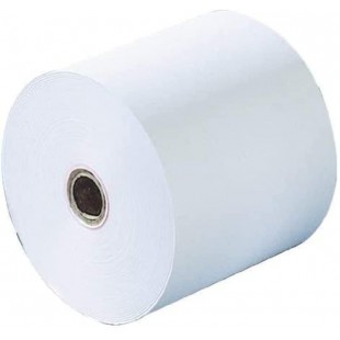 Lot de 10 : Exacompta - Ref. 40655E - bobines pour machine a calculer 74x70 mm - 1 pli offset extra-blanc 60g/m2. - Metrage (+ o