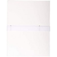 Chemise a dos extensible avec rabat, balacron, coloris blanc
