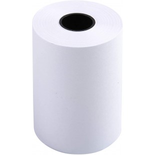 Lot de 10 : Bobines pour machines a calculer et caisses - 1 pli extra-blanc 60g/m - 57mm x 38mm x 12mm (11,5m)