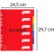 Exacompta - Ref. 4806E - Intercalaires polypropylene rigide opaques avec 6 onglets neutres - Premier index imprime - Format a  c