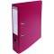 Lot de 10 : Exacompta 53747E Classeur a Levier PVC 2 Anneaux Format A4 Dos de 70 mm Fuchsia