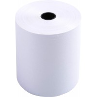 Lot de 50 : Bobines pour caisses - 1 pli extra-blanc 60g/m - 76mm x 70mm x 12mm (44m)