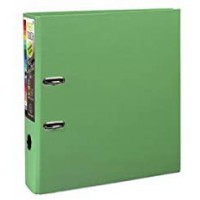 Lot de 10 : EXACOMPTA Classeurs a Levier Prem'Touch Polypro Int/Ext Dos 80 mm Renforce Vert anis