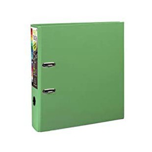 Lot de 10 : EXACOMPTA Classeurs a Levier Prem'Touch Polypro Int/Ext Dos 80 mm Renforce Vert anis