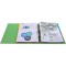 Lot de 10 : EXACOMPTA Classeurs a Levier Prem'Touch Polypro Int/Ext Dos 80 mm Renforce Vert anis